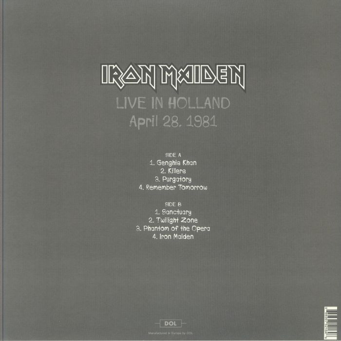  Iron Maiden  -  live in holland april 28, 1981 
