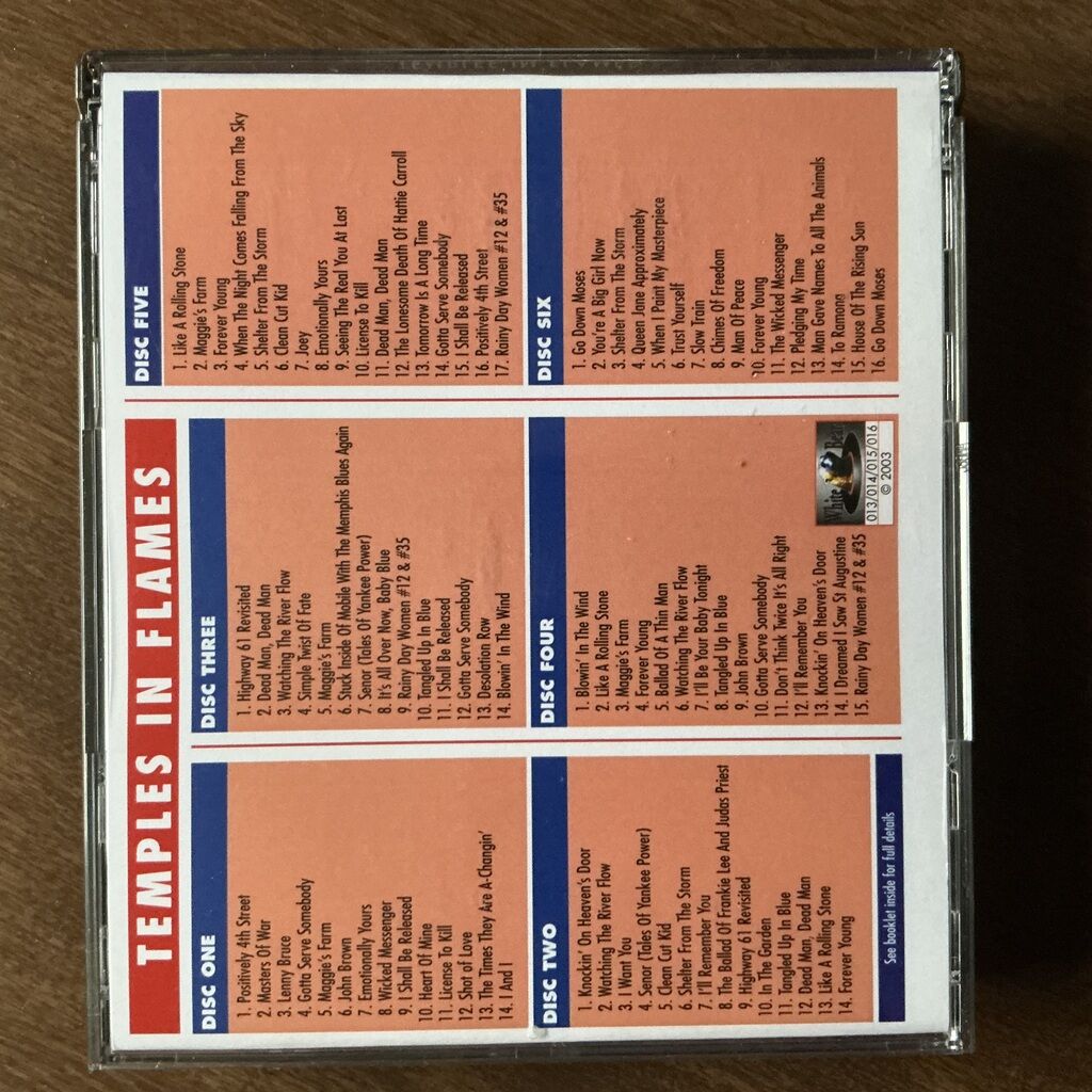 CD] BOB DYLAN / TEMPLES IN FLAMES (3枚組)