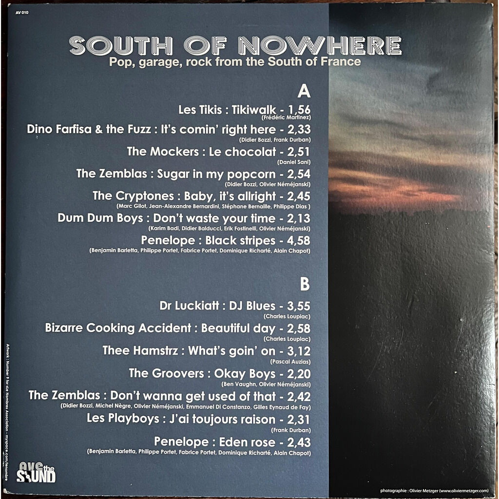  Various  -  south of nowhere - pop garage rock from the south of france 