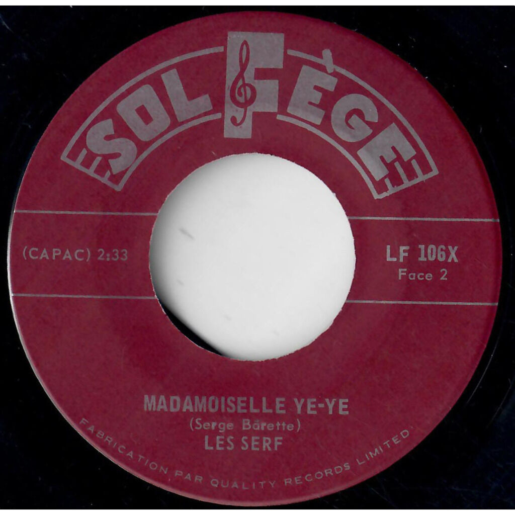  Les Serf  -  le temps ne les attend pas / madamoiselle yé-yé 