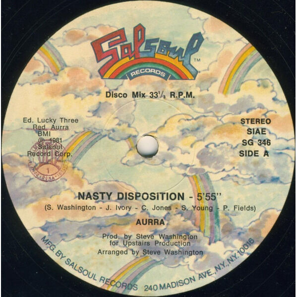  AURRA  -  nasty dispostion / are you single ( sealed original ) 