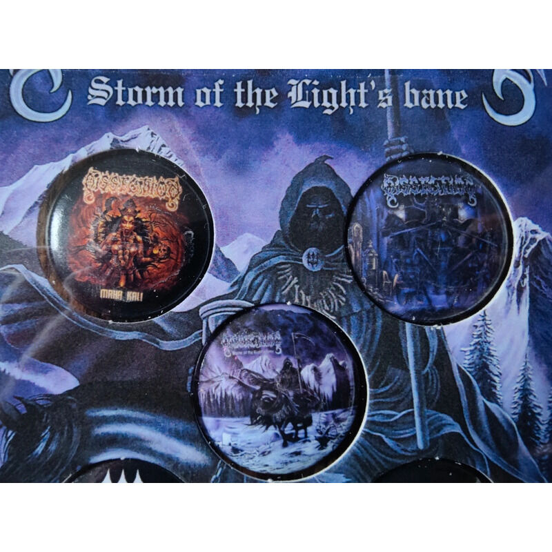  dissection  -  button badge pack storm of the lights bane 