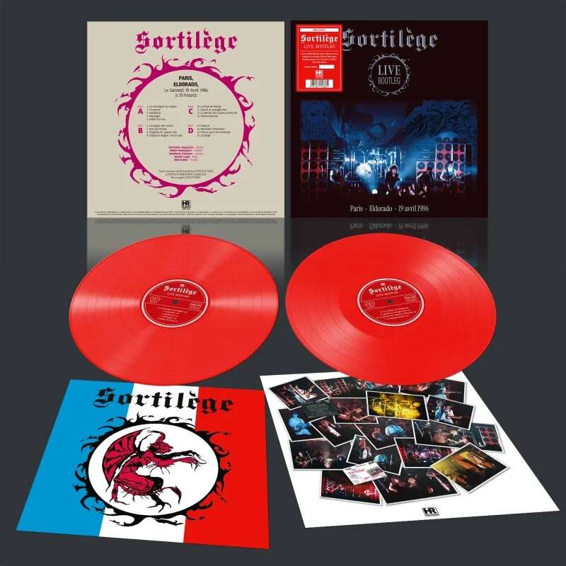  Sortilège  -  pre-order: live bootleg -red vinyls 