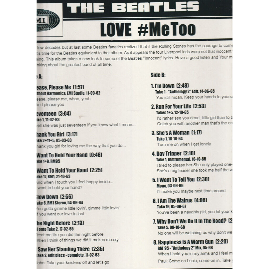  the beatles  -  love me too 