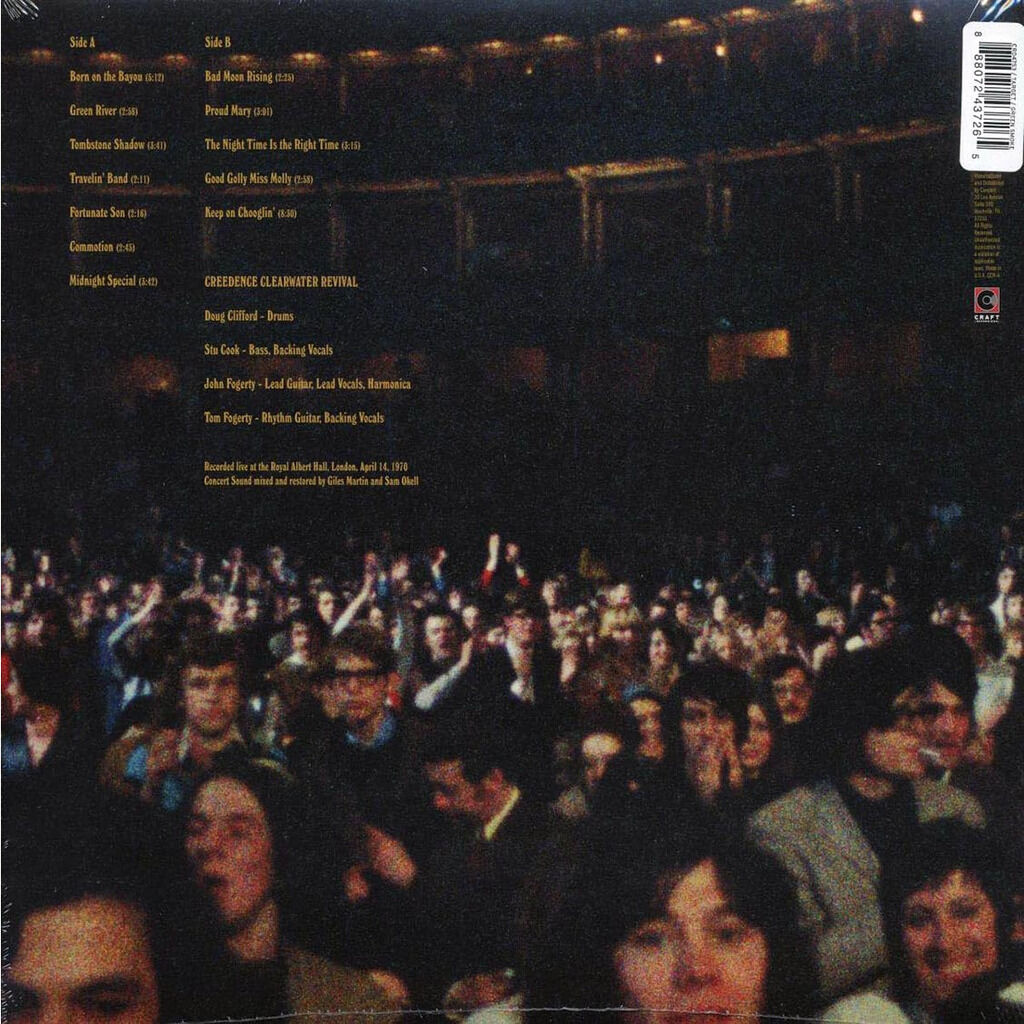  Creedence Clearwater Revival  -  at the royal albert hall (april 14, 1970) -green river vinyl 