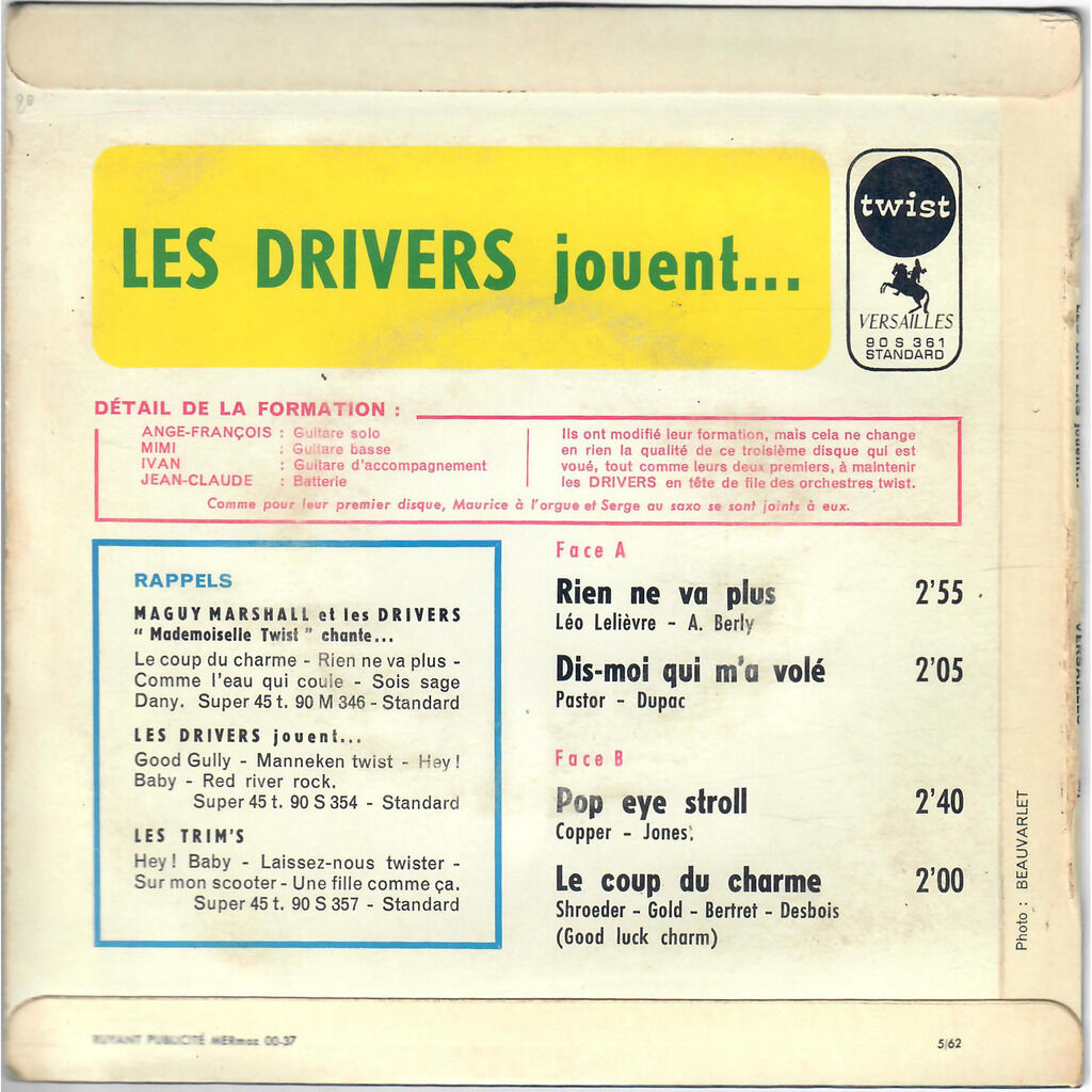  Les Drivers  -  les drivers jouent 