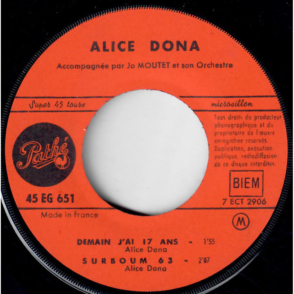  Alice Dona  -  les garçons 