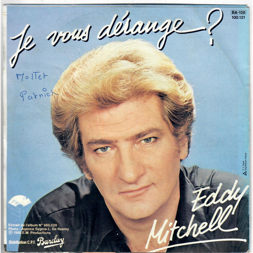  Eddy Mitchell  -  y'a rien qui remplace un amour 