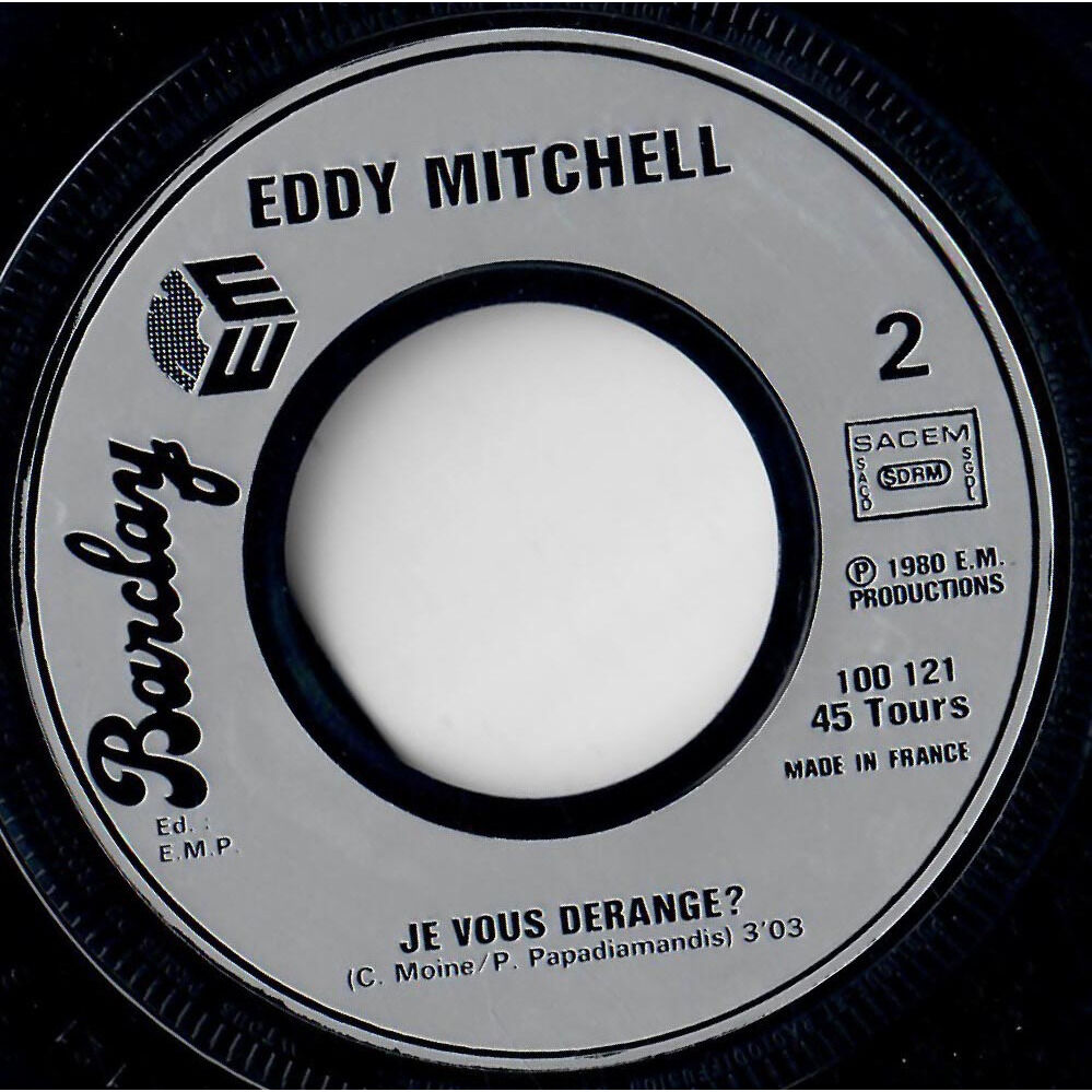  Eddy Mitchell  -  y'a rien qui remplace un amour 