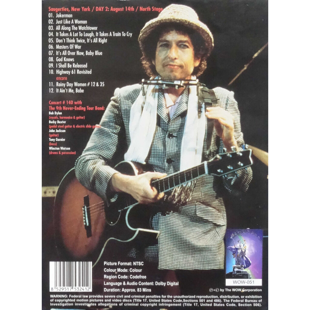  BOB DYLAN  -  woodstock 94 