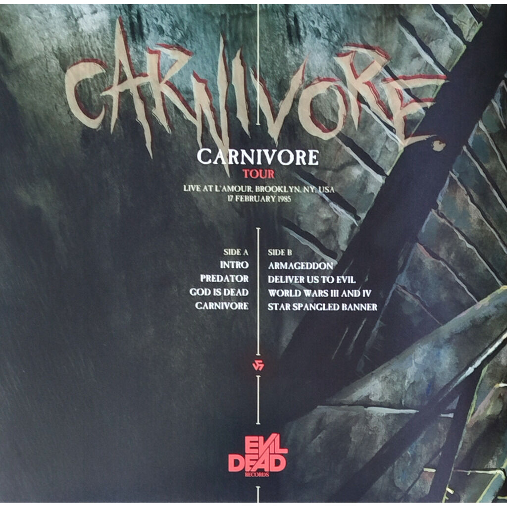  Carnivore  -  carnivore tour -lime green vinyl 