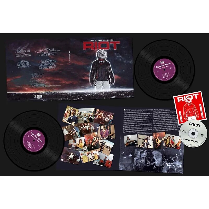  Riot  -  archives volume two: 1982-1983 -dlp+dvd 