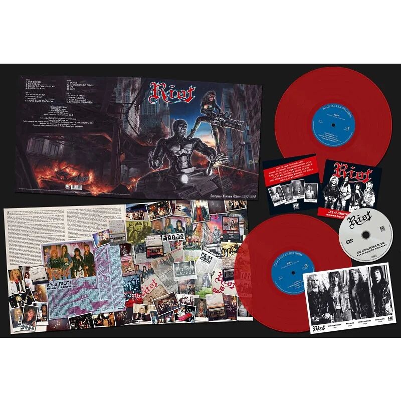  Riot  -  archives volume 3: 1987-1988 -dlp+dvd 