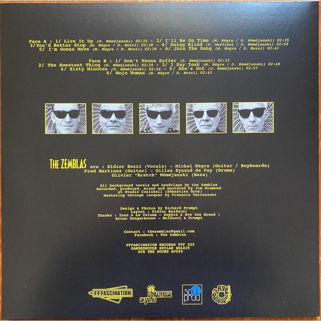  The Zemblas  -  live it up! 