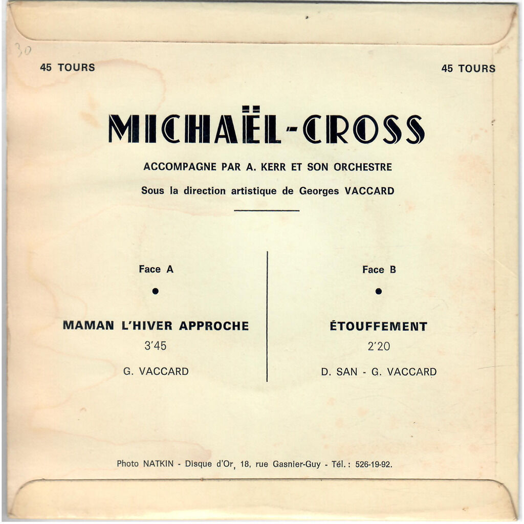  Michaël Cross (9)  -  maman l‘hiver approche / étouffement 