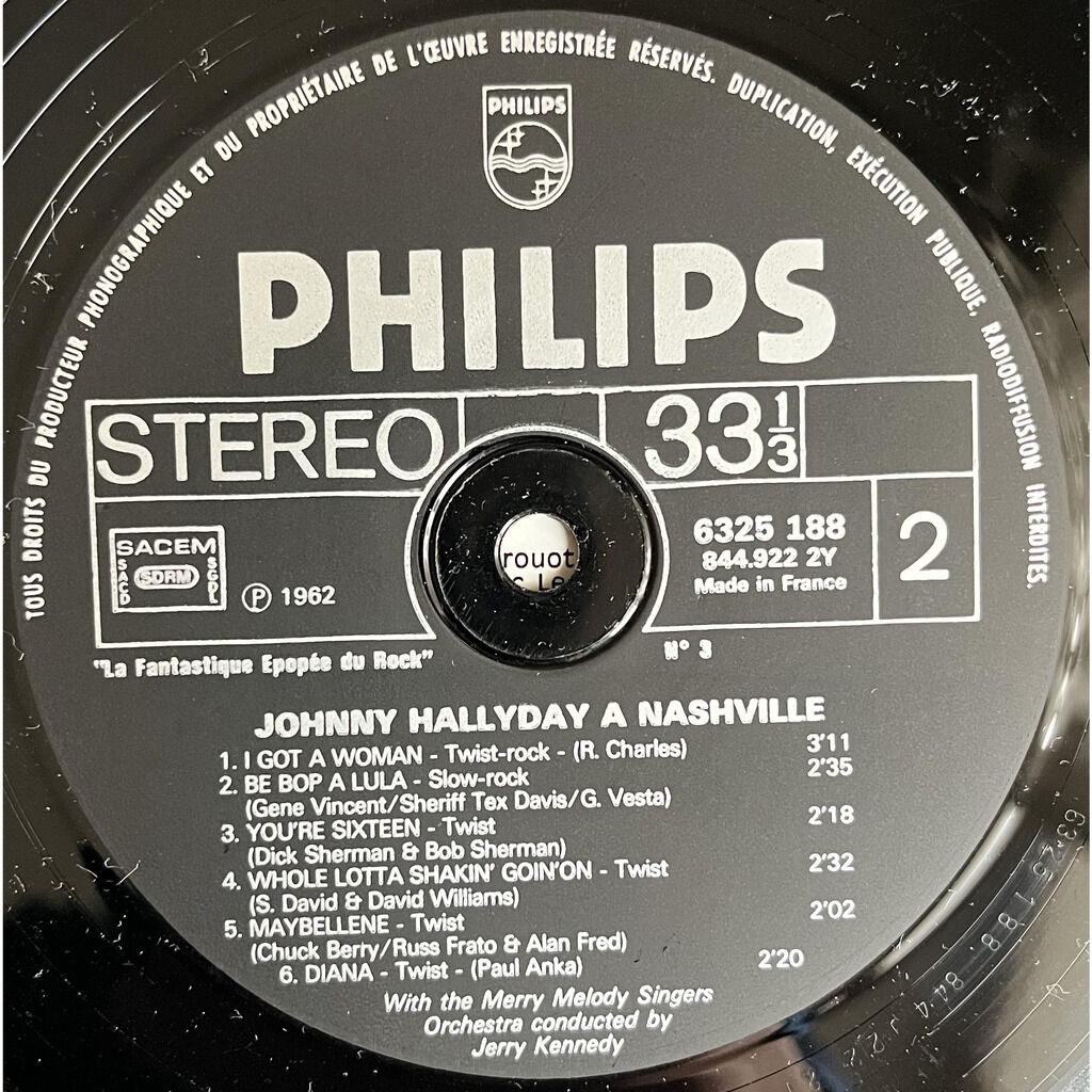  Johnny Hallyday  -  johnny hallyday à nashville 
