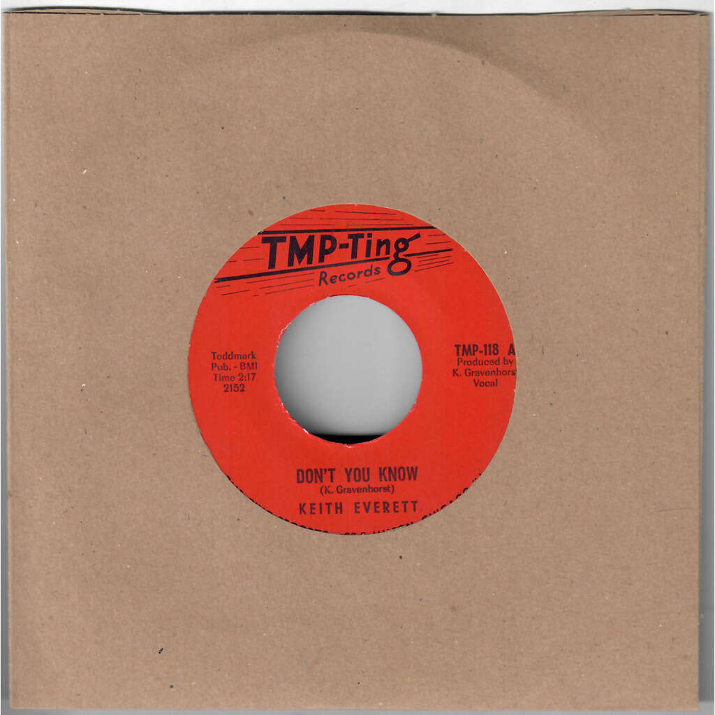 Keith Everett Don't You Know / Conscientious Objector