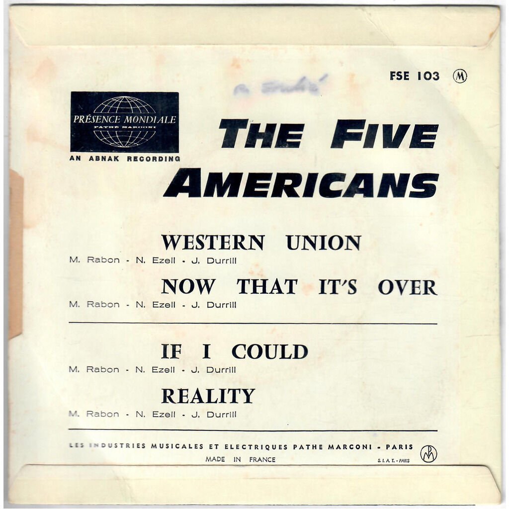  The Five Americans  -  western union 