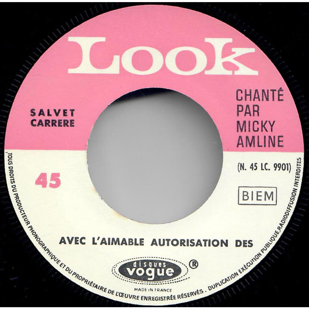  Micky Amline  -  micky amline chante look 