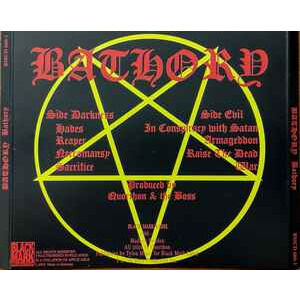  Bathory  -  bathory cd 
