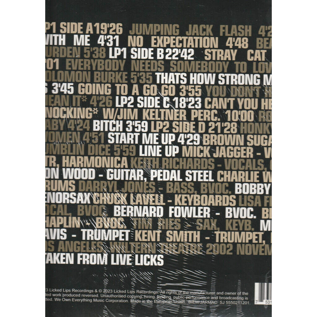  the rolling stones  -  wiltern 2002 