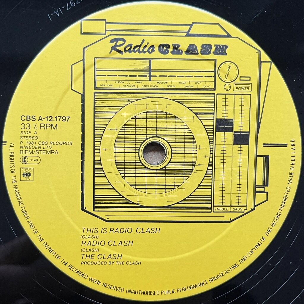  The Clash  -  this is radio clash 