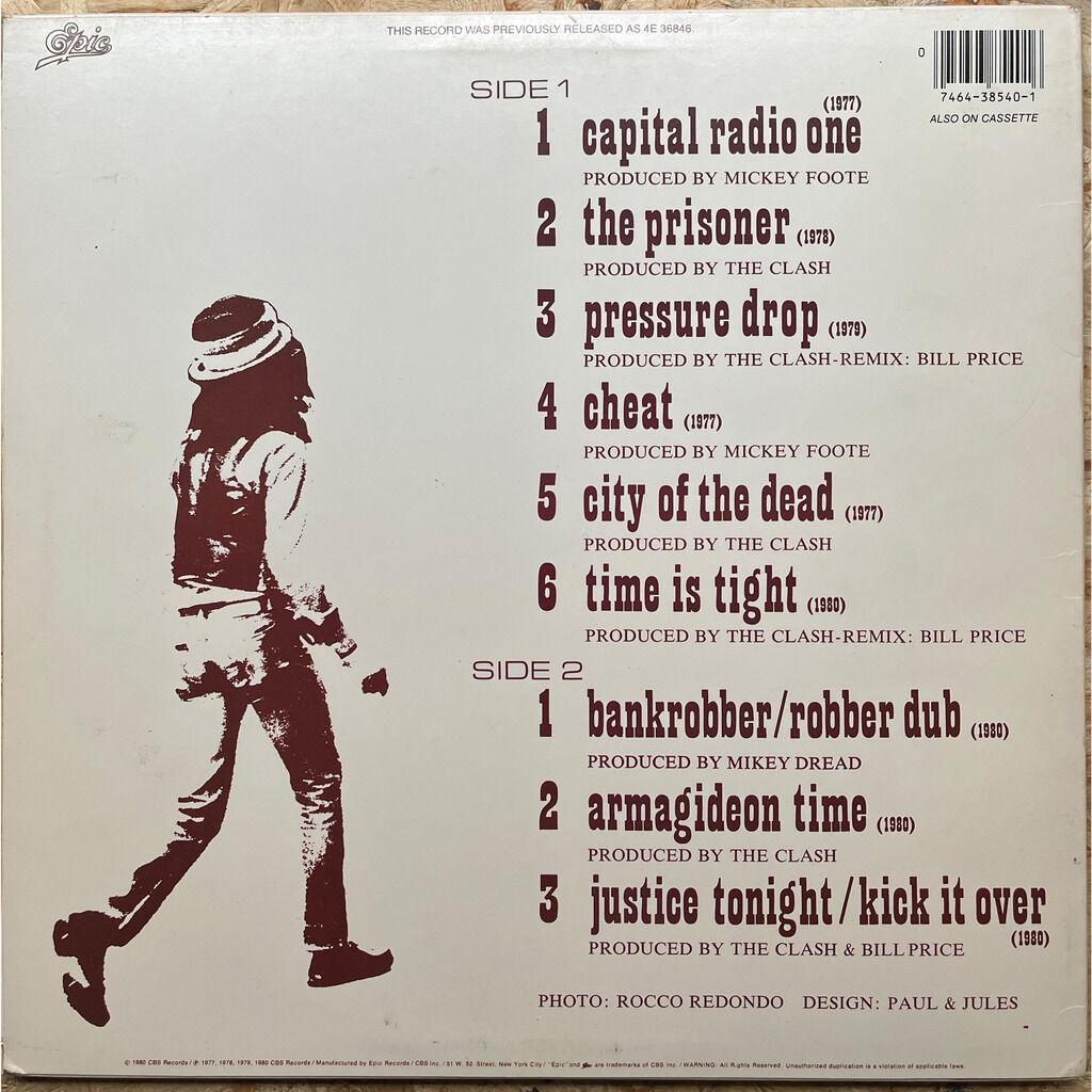  The Clash  -  black market clash 