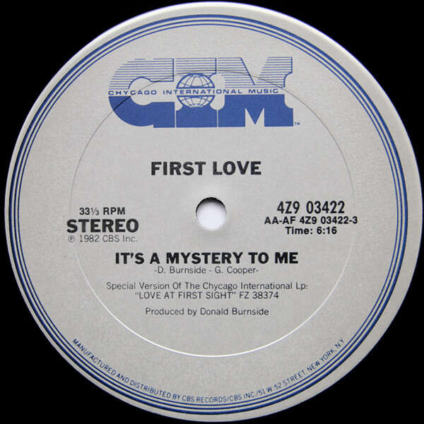  FIRST LOVE  -  it's mystery to me ( rare original ) 
