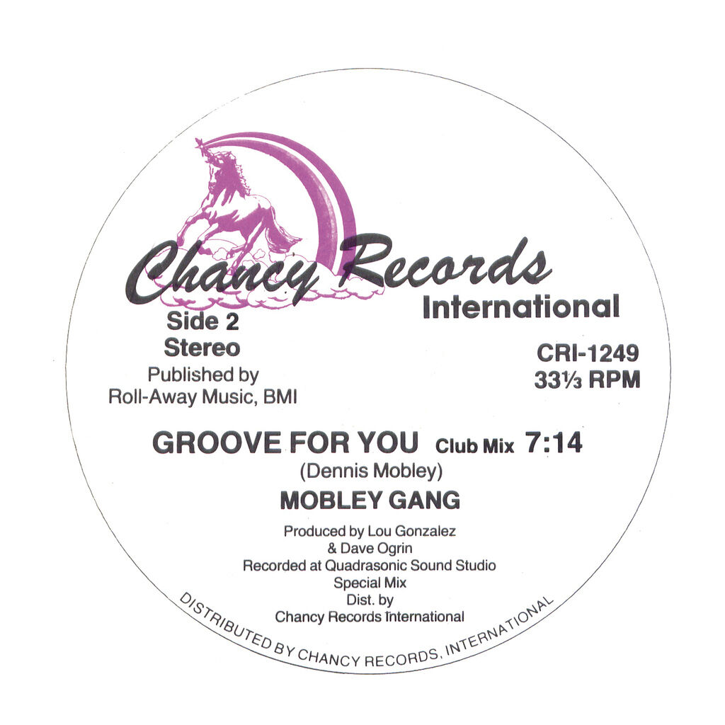  MOBLEY GANG  -  groove for you ( clear vinyl ) 