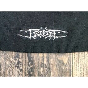  troll  -  beanie white logo 
