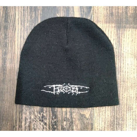  Beanie white logo 