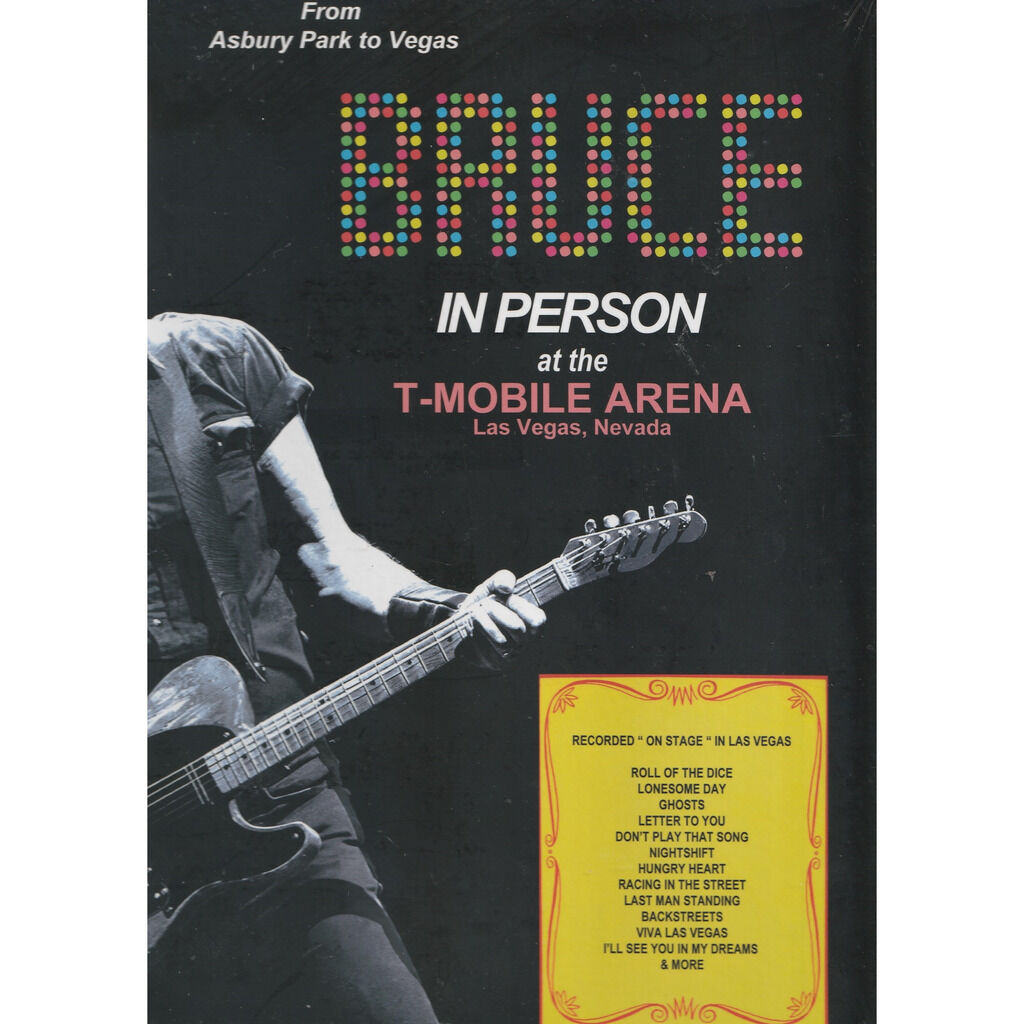  bruce springsteen & the e-street band  -  in person t-mobile arena las vegas 