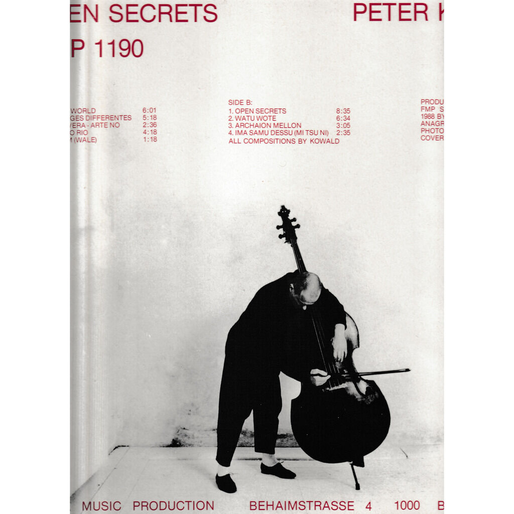 peter kowald open secrets