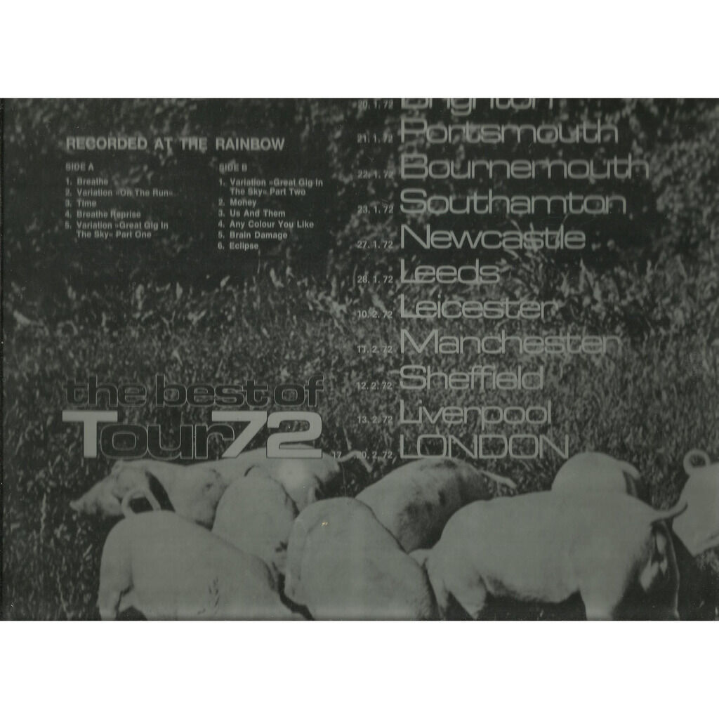  pink floyd  -  the best of tour 72 