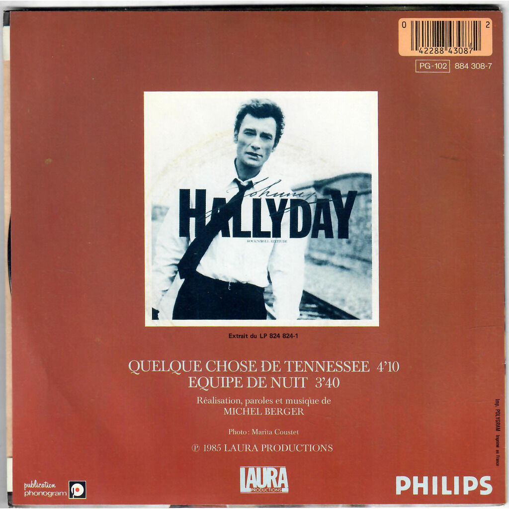  Johnny Hallyday  -  quelque chose de tennessee 