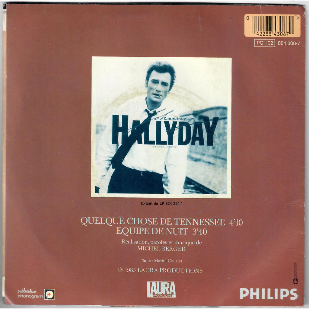  Johnny Hallyday  -  quelque chose de tennessee 
