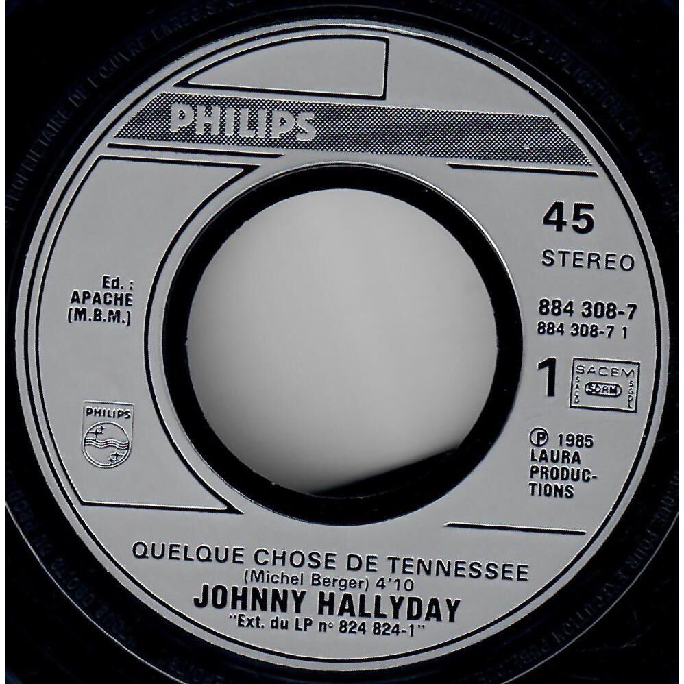  Johnny Hallyday  -  quelque chose de tennessee 