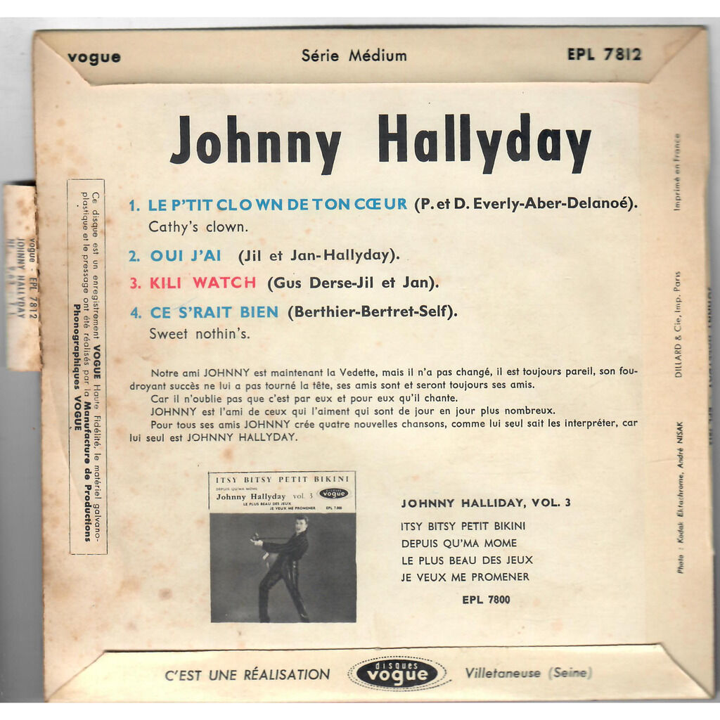  Johnny Hallyday  -  kili watch 