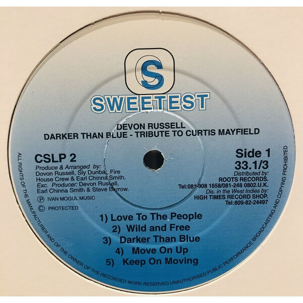  Devon Russell  -  darker than blue (a tribute to curtis mayfield) 