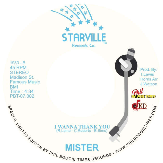  MISTER  -  lover's holiday / i wanna thank you 