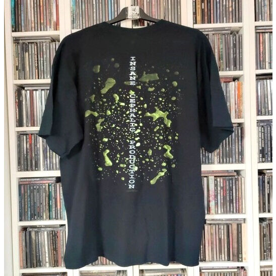  benighted  -  insane cephalic production (xl size) official t-shirt 2009 