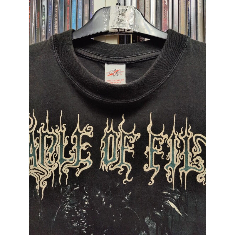  cradle of filth  -  dark faerytales in phallustein 1995 (l size) vintage t-shirt 