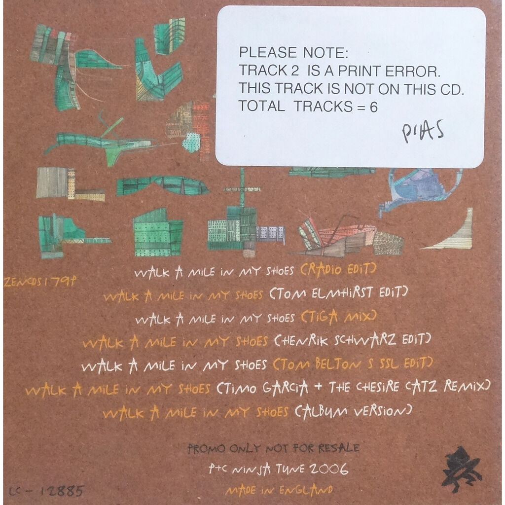  COLDCUT  -  walk a mile in my shoes 