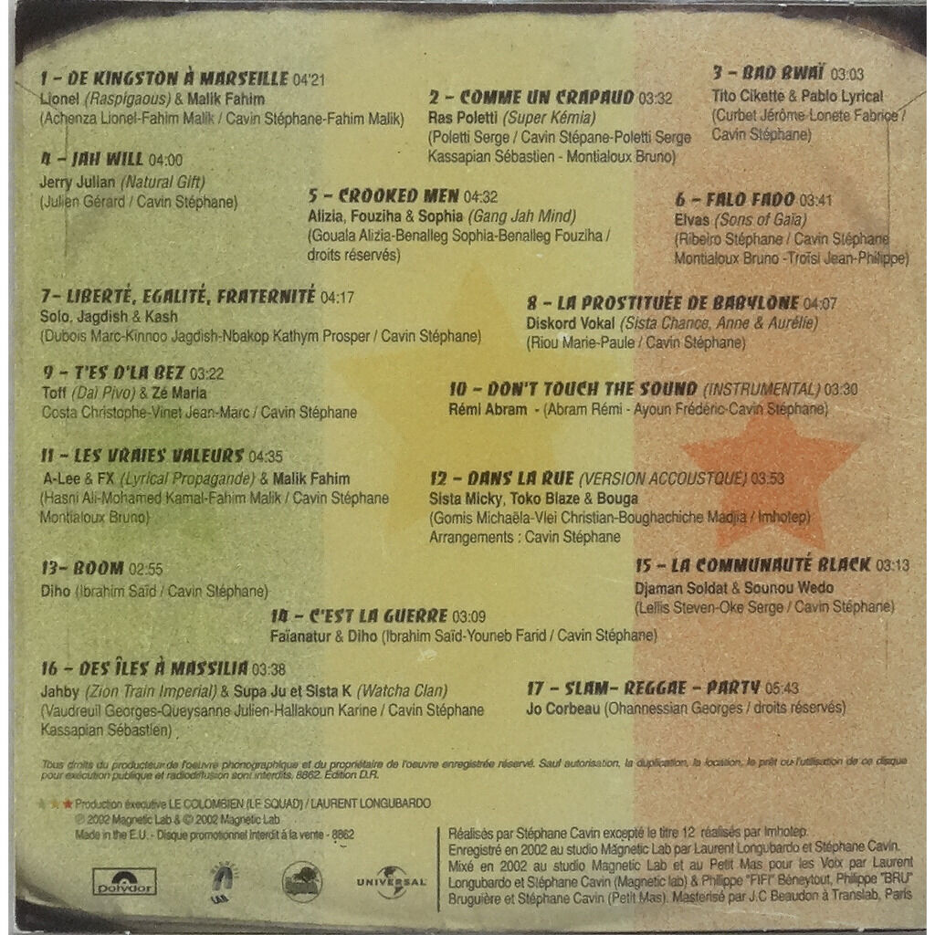  MAGNETIC LAB  -  marseille reggae all stars 