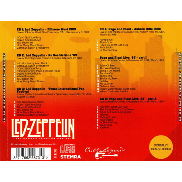  Led Zeppelin  -  the broadcast collection 1969-1995 