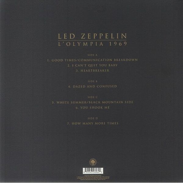  Led Zeppelin  -  l'olympia 1969 