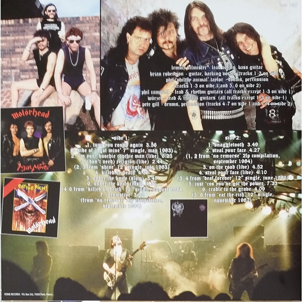  Motörhead  -  under the knife - the singles and rare tracks 1983 - 1987 