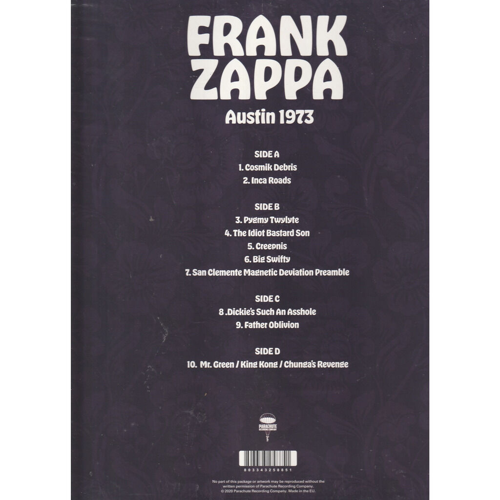  frank zappa  -  austin 1973 