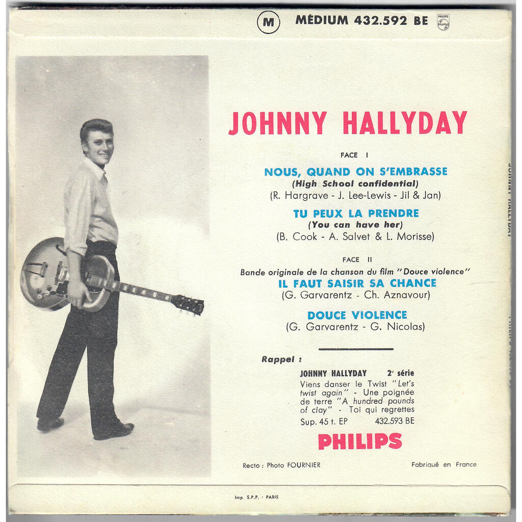  Johnny Hallyday  -  nous quand on s'embrasse 