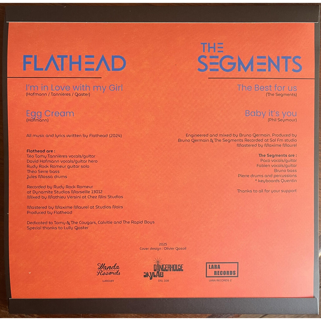  Flathead (10) / The Segments (2)  -  split 